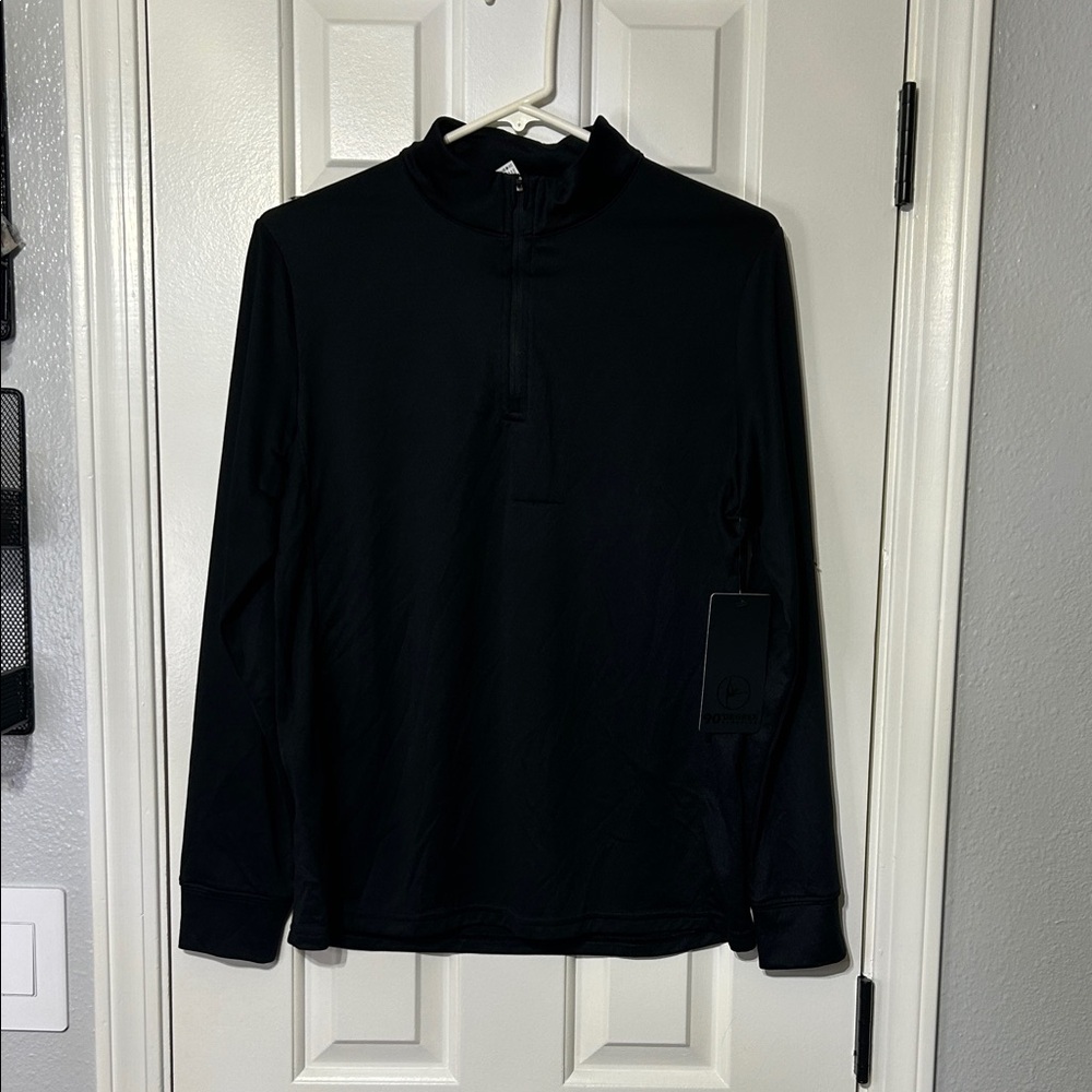 90 Degree By Reflex Charcoal Quarter-Zip Pullover - Picture 2 of 4